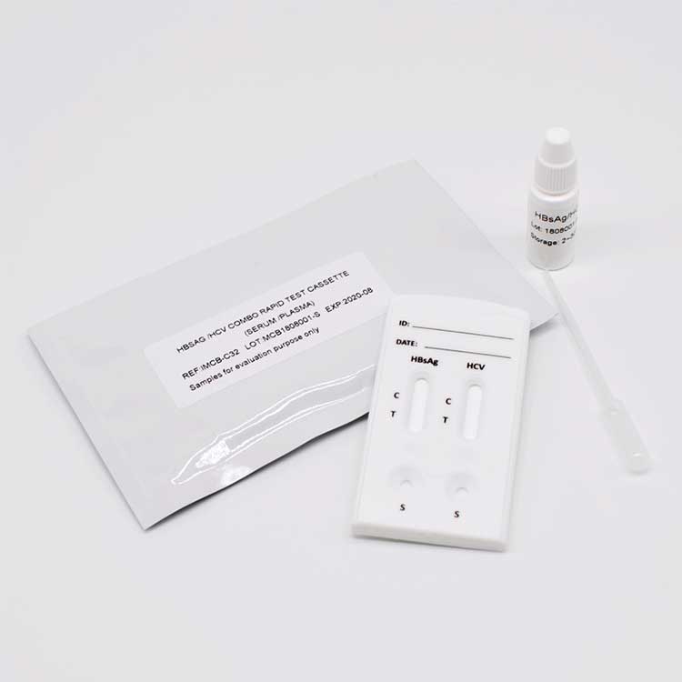 2 i 1 Hbsag Hcv Combo 2 Panel Hurtig Test Kit