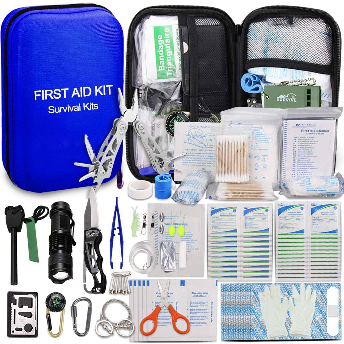 Blue Hard EVA First Aid Lille etui til hjemmet