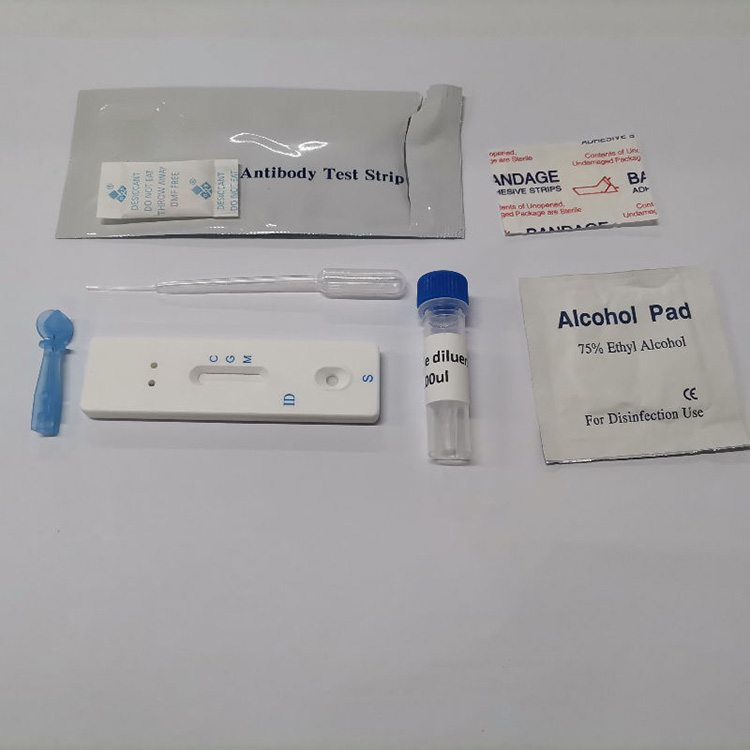 Covid-2019 kolloidt guld antistofsæt Igm Igg Rapid Antigen Test Kit